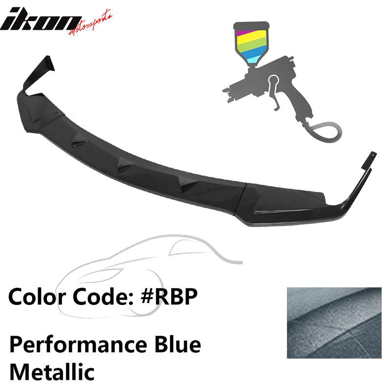 2014-2017 Infiniti Q50 Q50S Sport Model Painted Front Bumper Lip ABS