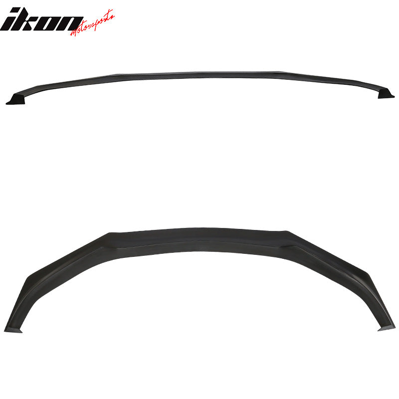 2017-2018 Infiniti Q60 V4 Style Front Bumper Lip - PU