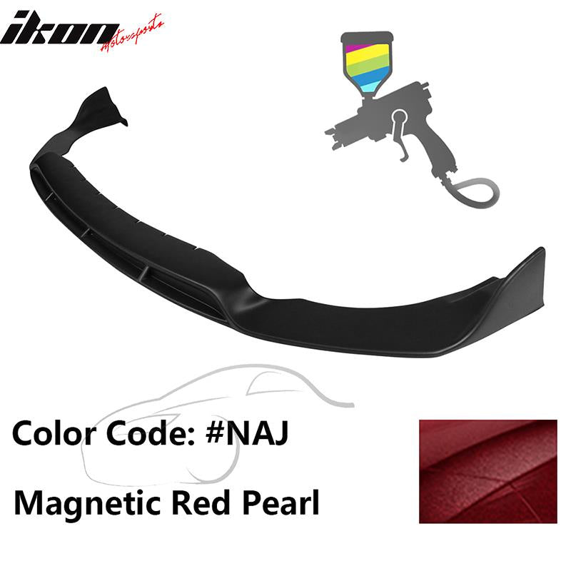 2017-2019 Infiniti QX30 IKON Style Front Bumper Lip Painted PP