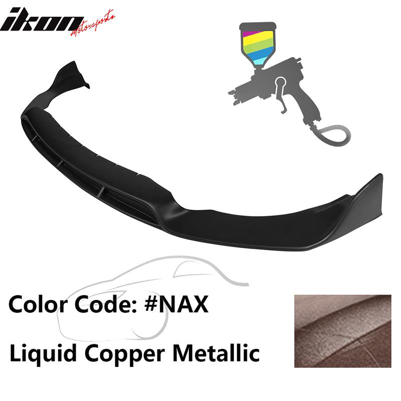 2017-2019 Infiniti QX30 IKON Style Front Bumper Lip Painted PP