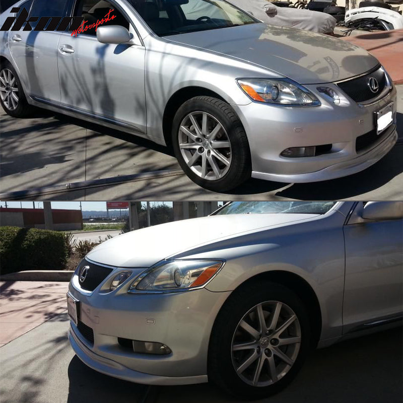 2006-2007 Lexus GS300 GS350 GS430 Sedan TTE Style Front Bumper Lip PU