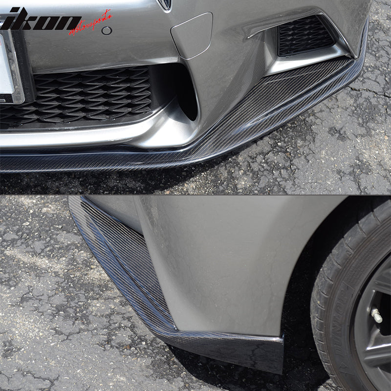 2013-2015 Lexus GS350 450 F Sport SK Front Bumper Lip Carbon Fiber CF