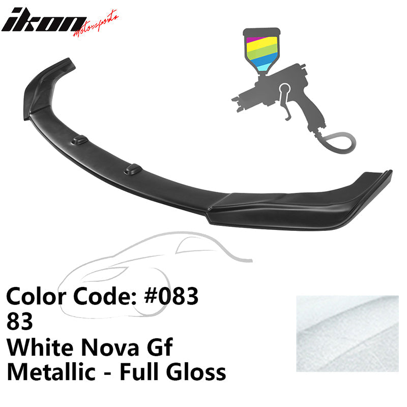 2016-2019 Lexus GS V2 Style Painted Front Bumper Lip Spoiler Painted