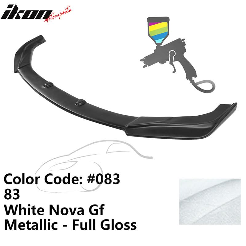 2016-2019 Lexus GS V2 Style Painted Front Bumper Lip Spoiler Painted