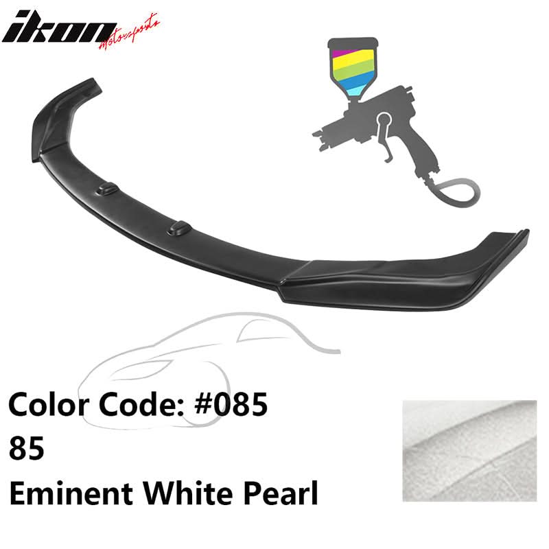 2016-2019 Lexus GS V2 Style Painted Front Bumper Lip Spoiler Painted