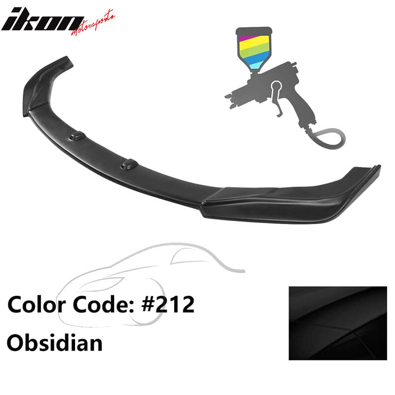 2016-2019 Lexus GS V2 Style Painted Front Bumper Lip Spoiler Painted