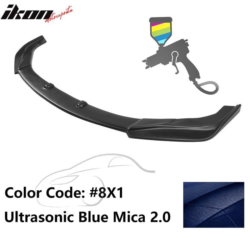 2016-2019 Lexus GS V2 Style Painted Front Bumper Lip Spoiler Painted