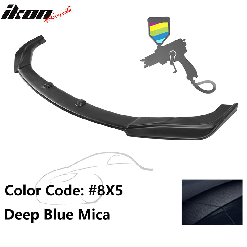 2016-2019 Lexus GS V2 Style Painted Front Bumper Lip Spoiler Painted