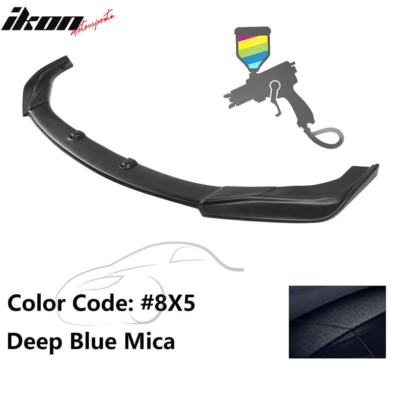 2016-2019 Lexus GS V2 Style Painted Front Bumper Lip Spoiler Painted