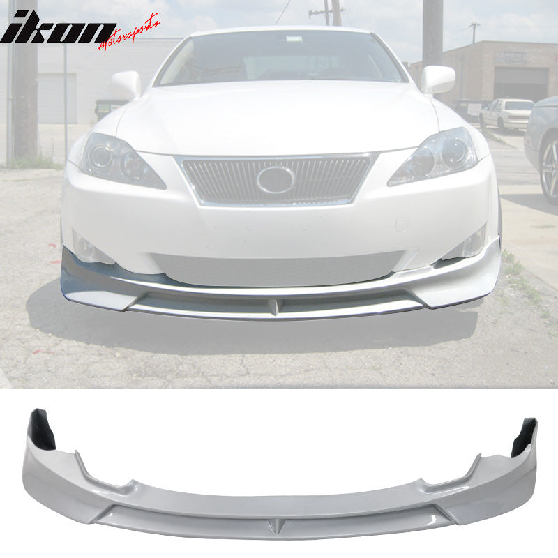 2006-2008 Lexus IS250 IS350 Paint #1G1 Tungsten Pearl Front Lip PU
