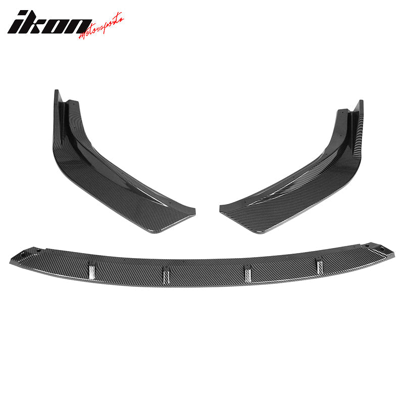 2014-2016 Lexus IS F Sport IKON Style Front Bumper Lip Spoiler 3PCS