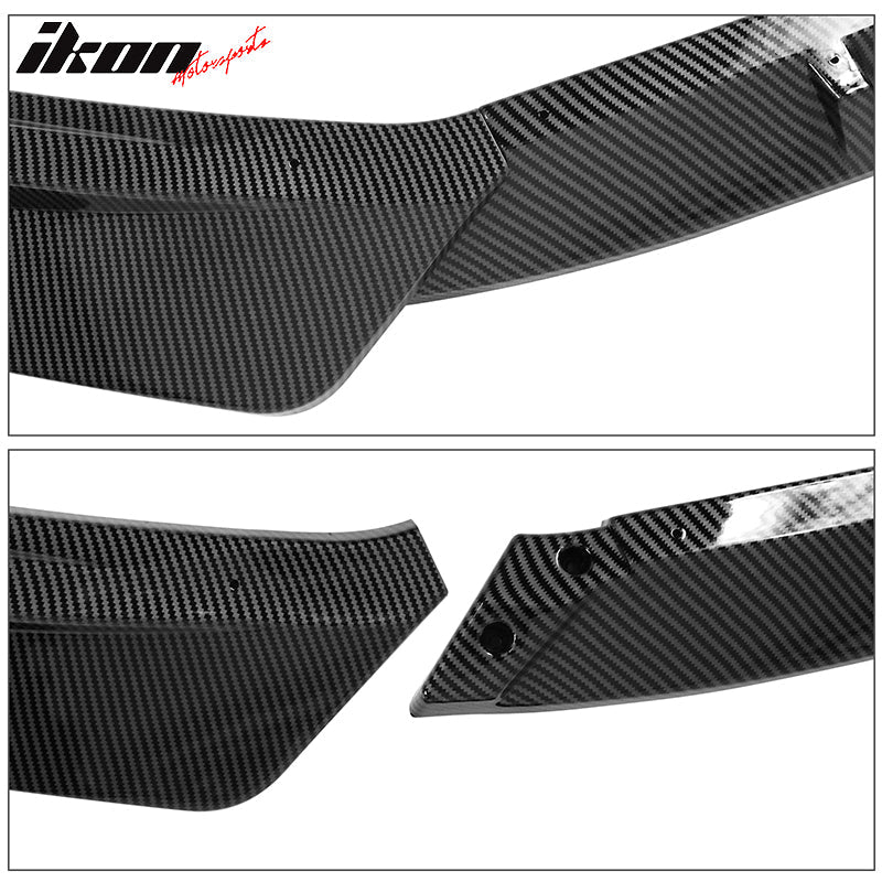 2014-2016 Lexus IS F Sport IKON Style Front Bumper Lip Spoiler 3PCS