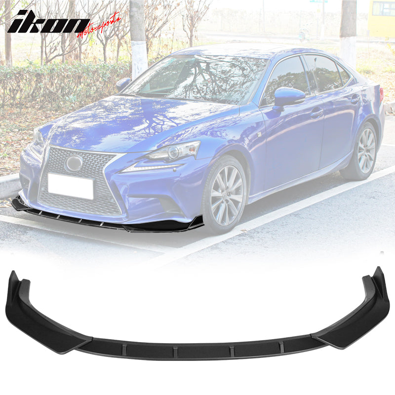 2014-2016 Lexus IS F Sport IKON Style Front Bumper Lip Spoiler 3PCS