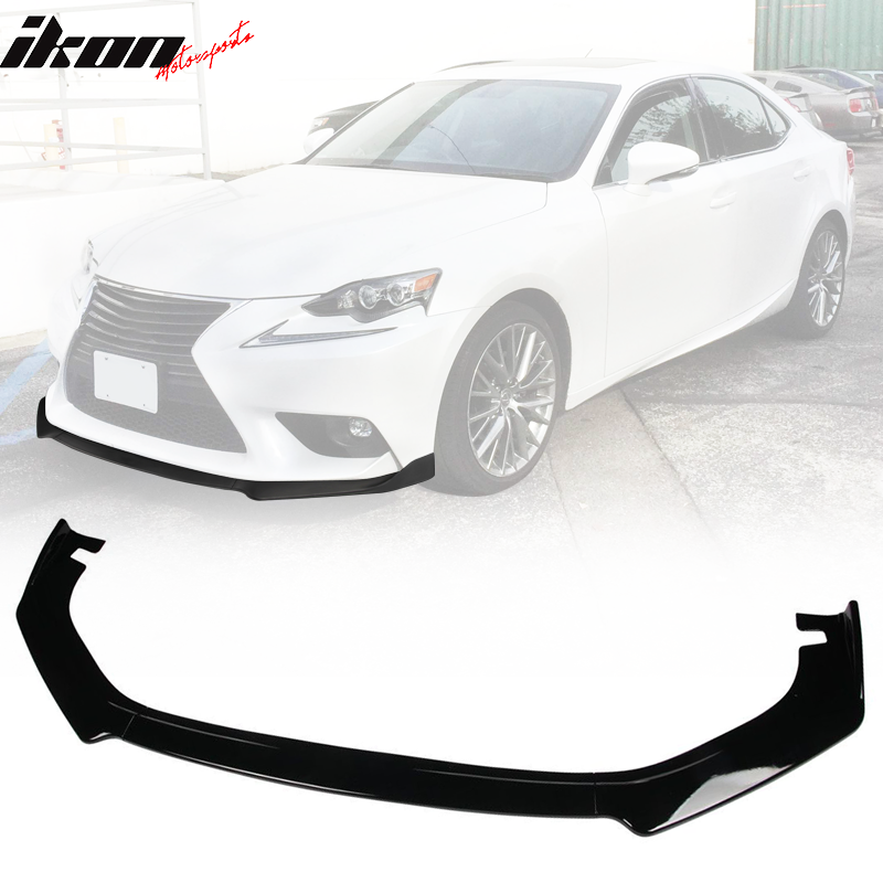 2014-2016 Lexus IS Base Model Front Bumper Lip Splitter PP 3PCS
