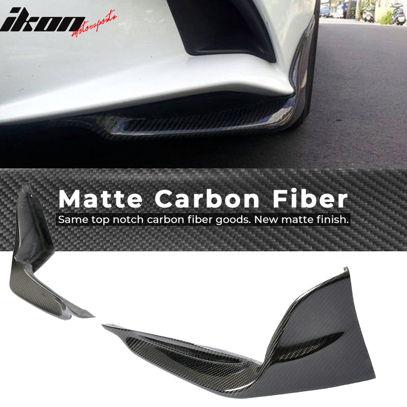 2014-2016 Lexus IS250 IS350 TR Style Front Bumper Lip Carbon Fiber