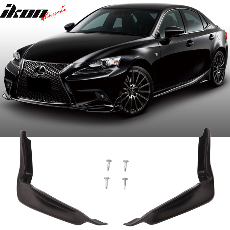 2014-2016 Lexus IS Model TR-D Style Front Bumper Lip Splitters 2PC