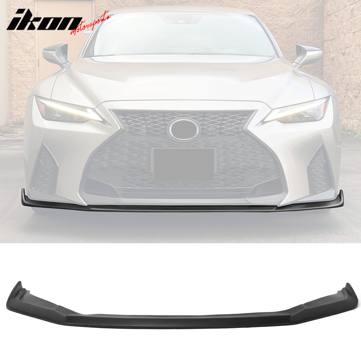 2021-2023 Lexus IS350 F Sport Front Lip Spoiler Black ABS