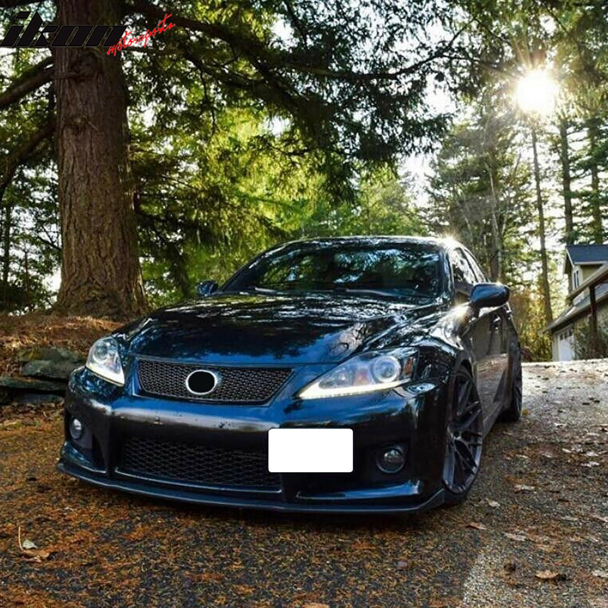 2008-2014 Lexus IS-F AS Style Front Bumper Lower Splitter Unpainted PU