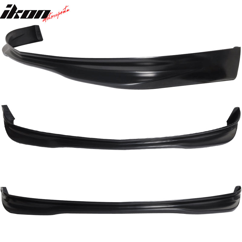 2007-2009 Mazda 3 MS Style Unpainted Black Front Bumper Lip Spoiler PU