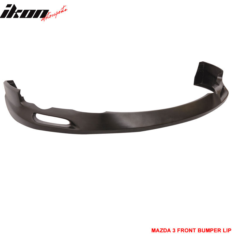 2004-2006 Mazda 3 K Style Unpainted Front Bumper Lip Chin Spoiler PU