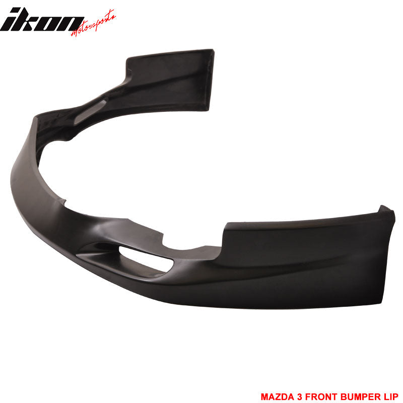 2004-2006 Mazda 3 K Style Unpainted Front Bumper Lip Chin Spoiler PU