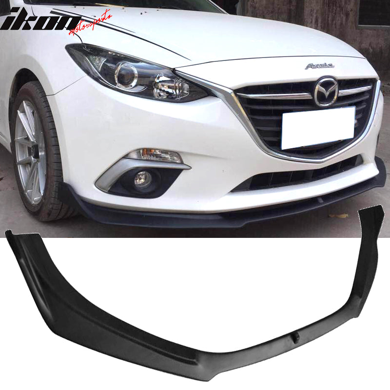 2014-2017 Mazda 3 V2 Style Front Bumper Lip PP