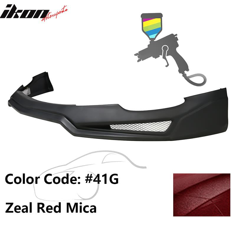 2014-2016 Mazda 3 V3 Style Painted Front Bumper Lip Spoiler PP