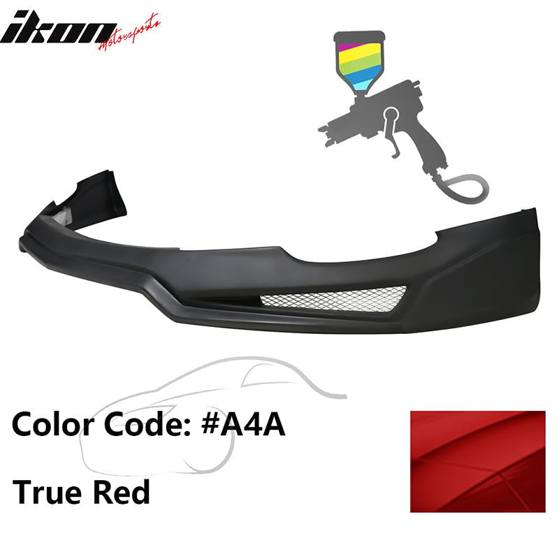 2014-2016 Mazda 3 V3 Style Painted Front Bumper Lip Spoiler PP