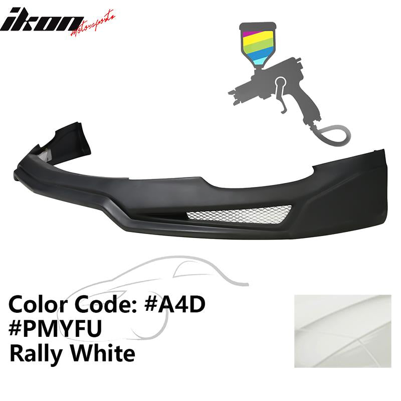 2014-2016 Mazda 3 V3 Style Painted Front Bumper Lip Spoiler PP