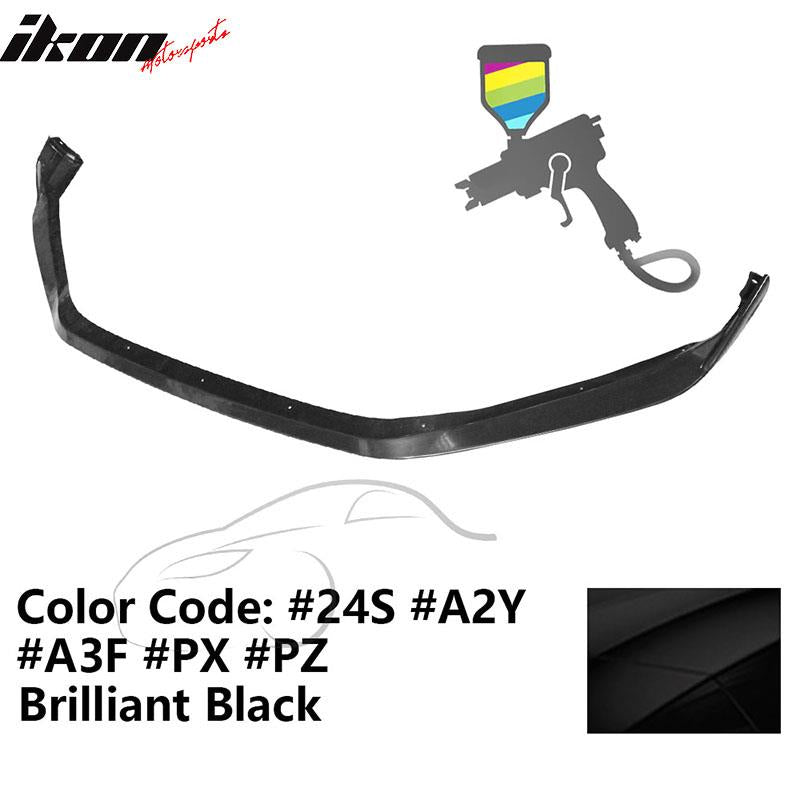 2014-2016 Mazda 3 4Dr 5Dr Mazdaspeed Style Front Bumper Lip Spoiler