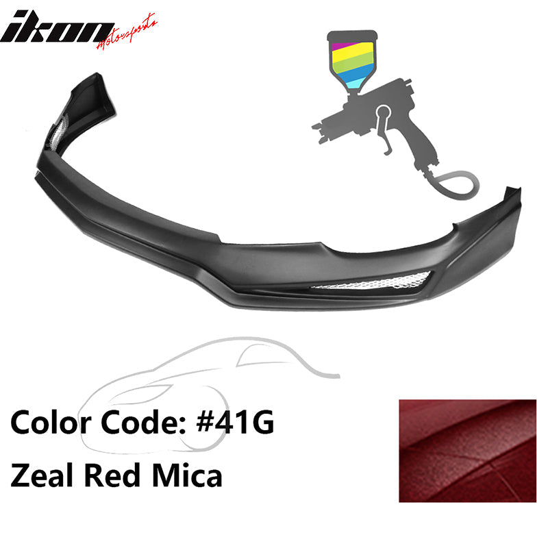 2017 Mazda 3 V3 Style Painted Front Bumper Lip Spoiler Splitter PP