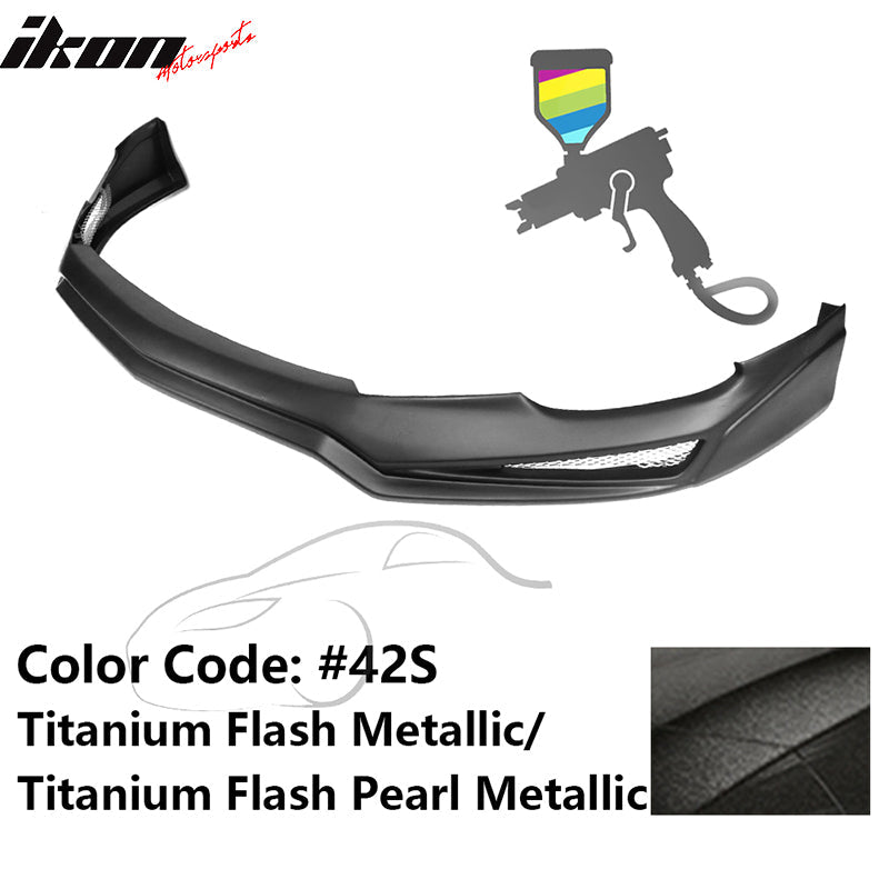 2017 Mazda 3 V3 Style Painted Front Bumper Lip Spoiler Splitter PP