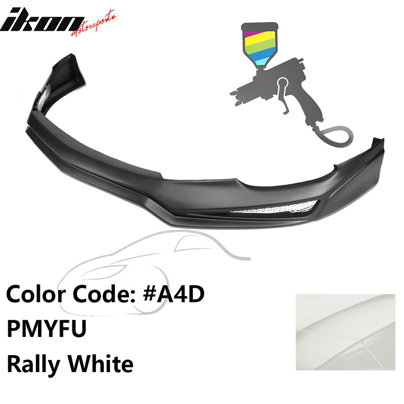 2017 Mazda 3 V3 Style Painted Front Bumper Lip Spoiler Splitter PP