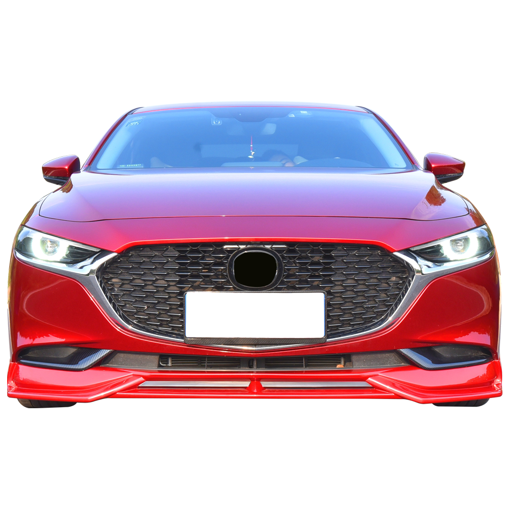 2019-2020 Mazda 3 4DR Front Bumper Lip Spoiler PP Sedan
