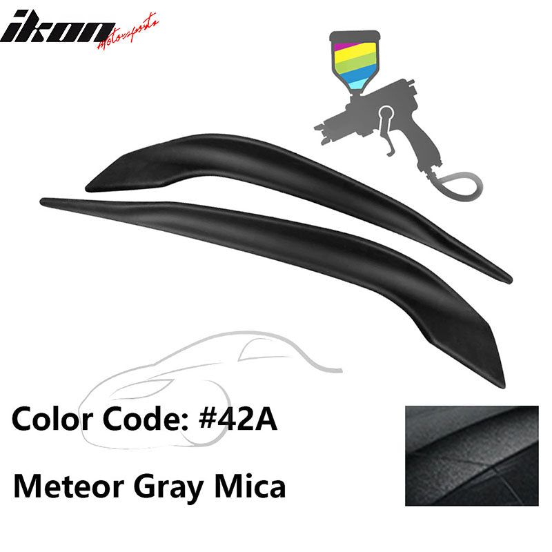 2016-2017 Mazda 6 Painted Front Bumper Side Splitter Lip Pair ABS