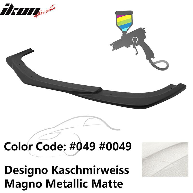 2012-2014 Benz W204 C63 AMG GH Style Painted Front Bumper Lip ABS