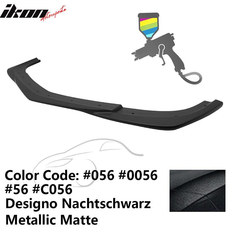 2012-2014 Benz W204 C63 AMG GH Style Painted Front Bumper Lip ABS
