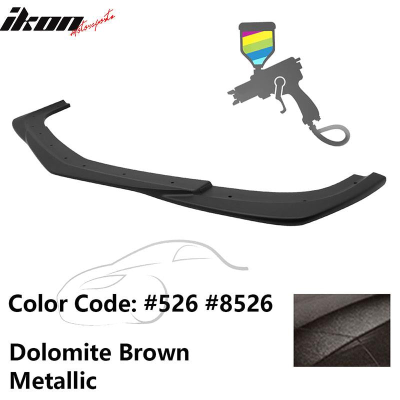 2012-2014 Benz W204 C63 AMG GH Style Painted Front Bumper Lip ABS