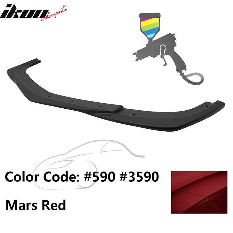 2012-2014 Benz W204 C63 AMG GH Style Painted Front Bumper Lip ABS