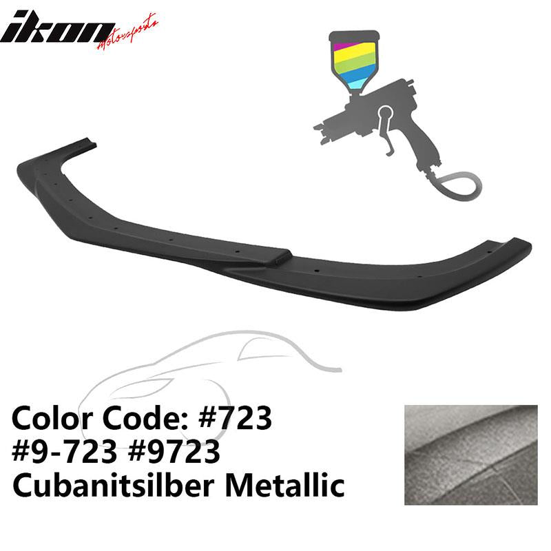 2012-2014 Benz W204 C63 AMG GH Style Painted Front Bumper Lip ABS