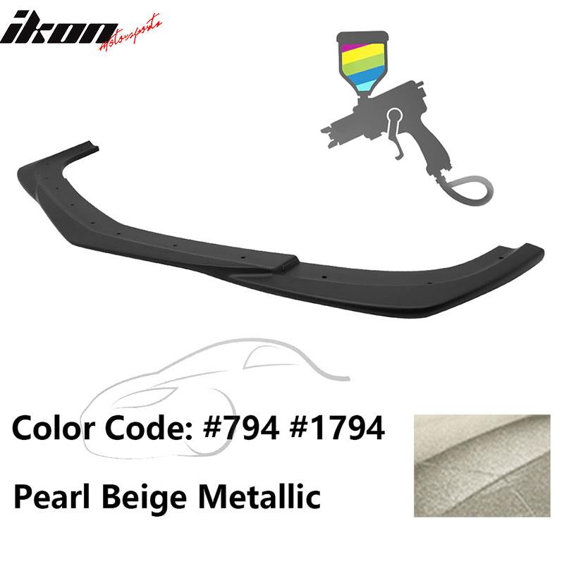 2012-2014 Benz W204 C63 AMG GH Style Painted Front Bumper Lip ABS