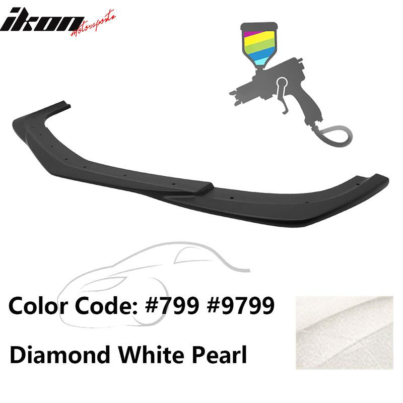 2012-2014 Benz W204 C63 AMG GH Style Painted Front Bumper Lip ABS