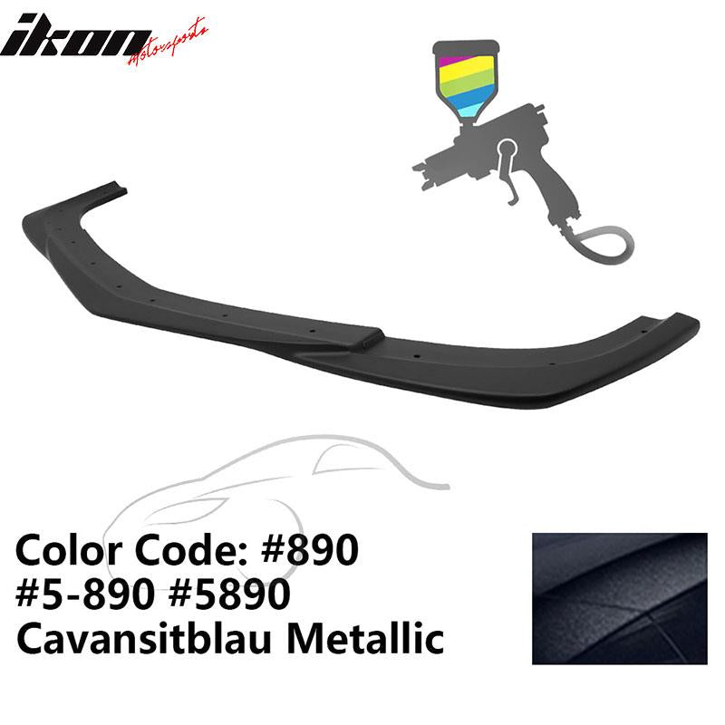 2012-2014 Benz W204 C63 AMG GH Style Painted Front Bumper Lip ABS