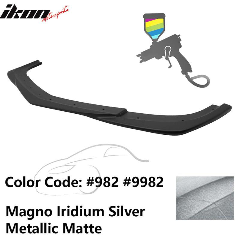 2012-2014 Benz W204 C63 AMG GH Style Painted Front Bumper Lip ABS