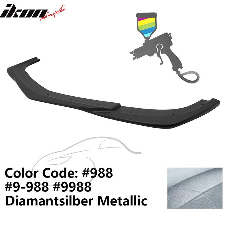 2012-2014 Benz W204 C63 AMG GH Style Painted Front Bumper Lip ABS