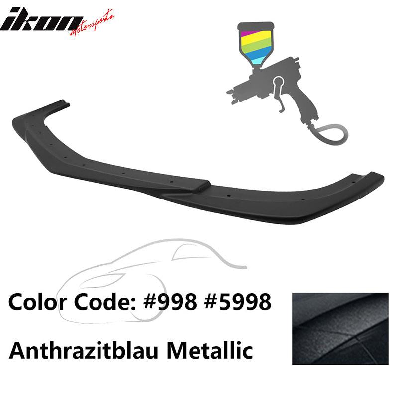 2012-2014 Benz W204 C63 AMG GH Style Painted Front Bumper Lip ABS