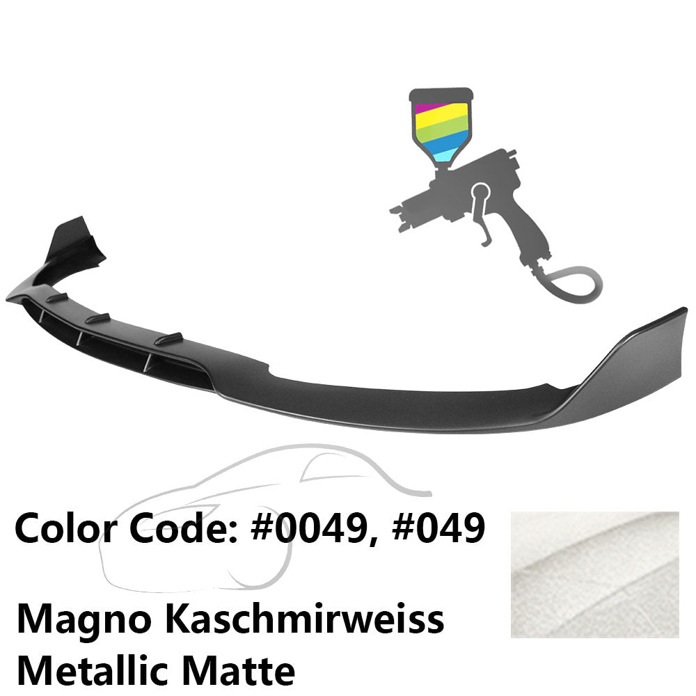2015-2020 Benz W205 AP Style Painted Front Bumper Lip Spoiler PP