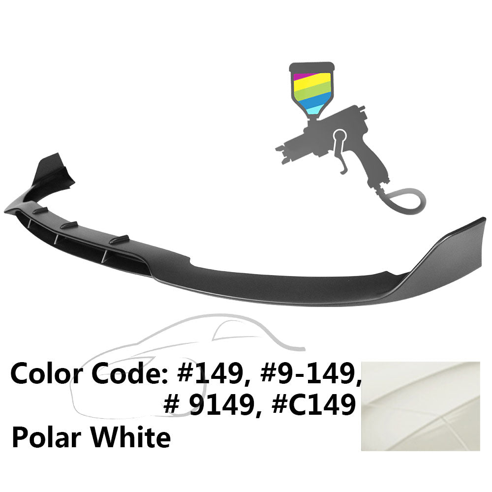 2015-2020 Benz W205 AP Style Painted Front Bumper Lip Spoiler PP