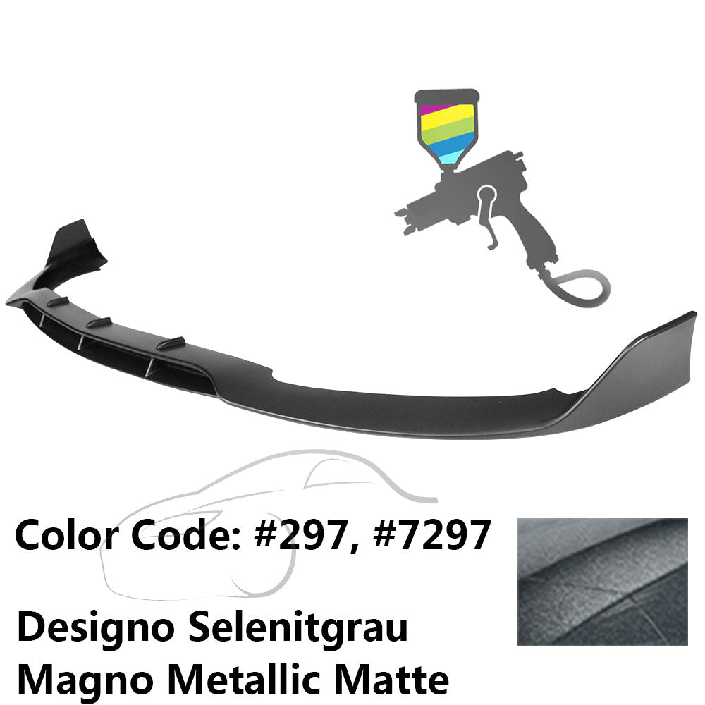 2015-2020 Benz W205 AP Style Painted Front Bumper Lip Spoiler PP