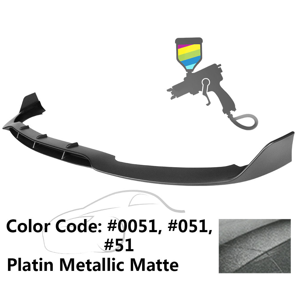 2015-2020 Benz W205 AP Style Painted Front Bumper Lip Spoiler PP